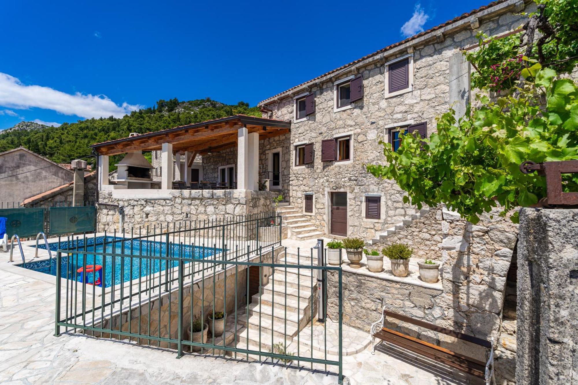 Private Pool Villa - Meditteranean Peace Slano Εξωτερικό φωτογραφία